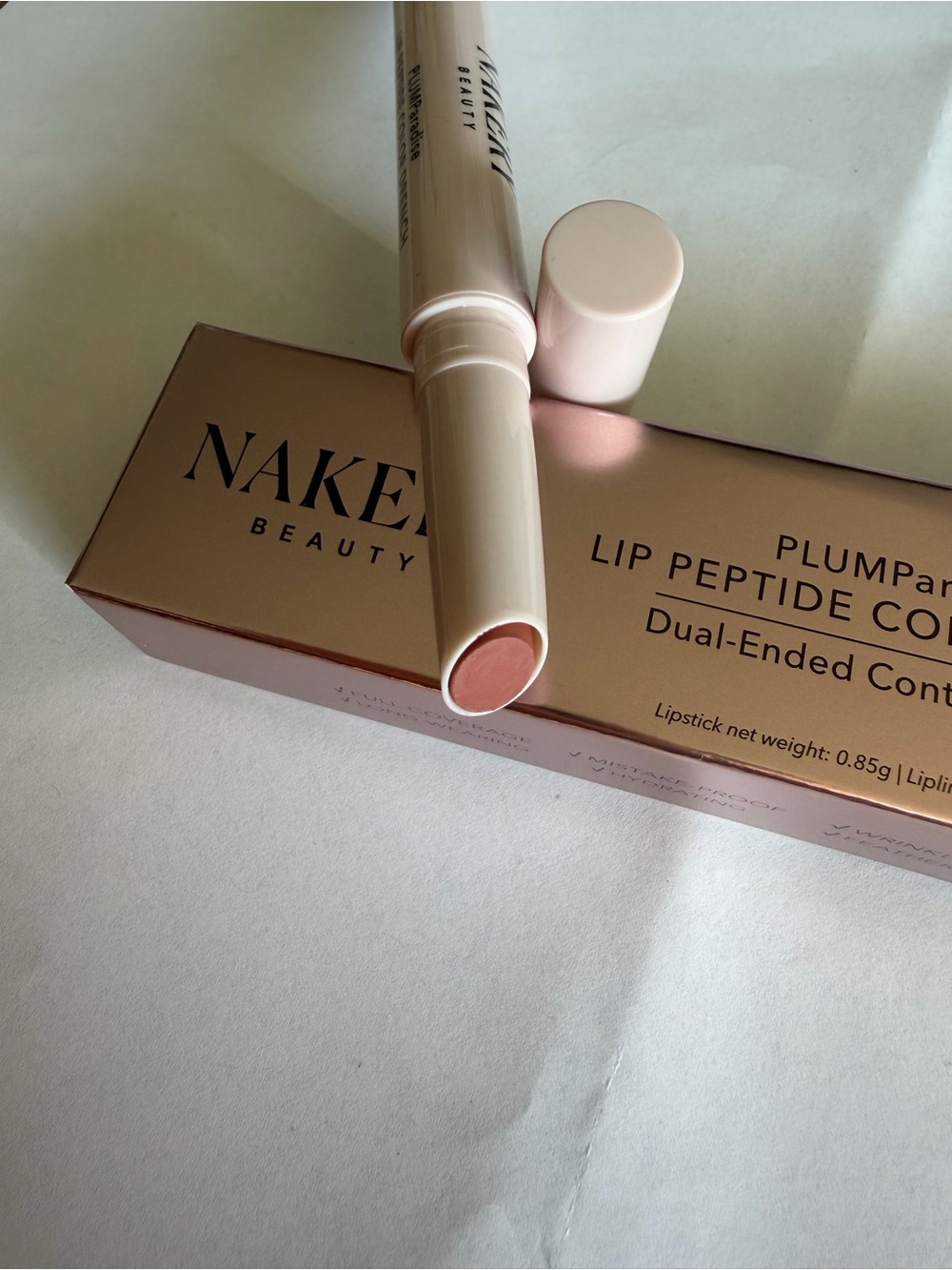 Nakery PLUMParadise Lip Peptide Color Drench - Naked Rose (Pink) - Picture 2 of 5
